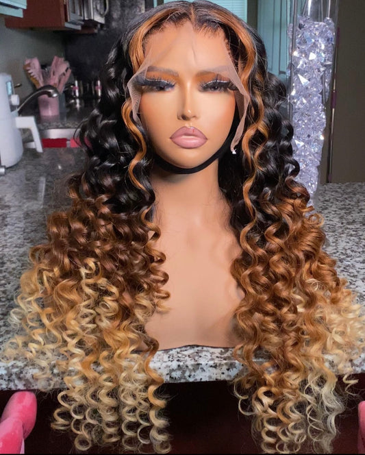 13x4 HD lace frontal wig 20in
